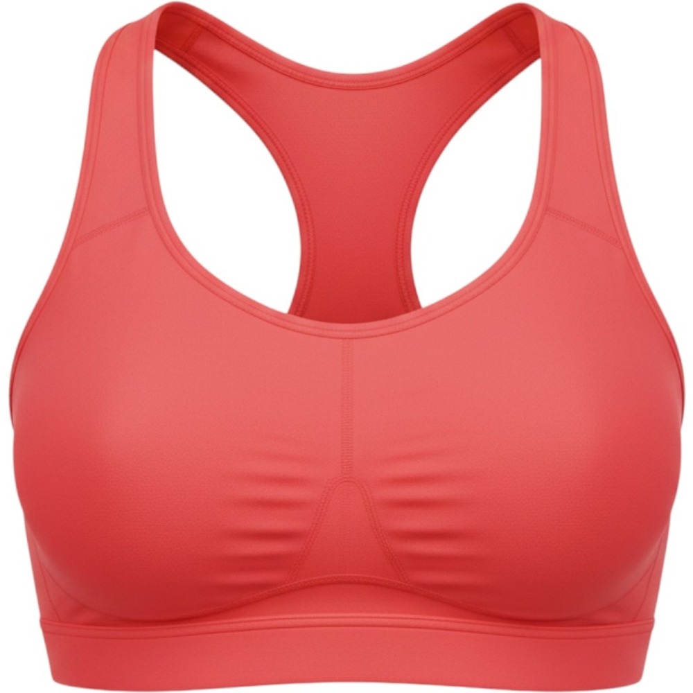 Athleta Advance Sports Bra Molded Cup High Impact Coral 38C Polyester Women